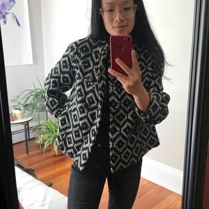 L.A.M.B. Wool Cropped Peacoat - Sz 0